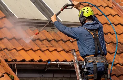 Démoussage et hydrofuge de toiture à la Roque-Baignard